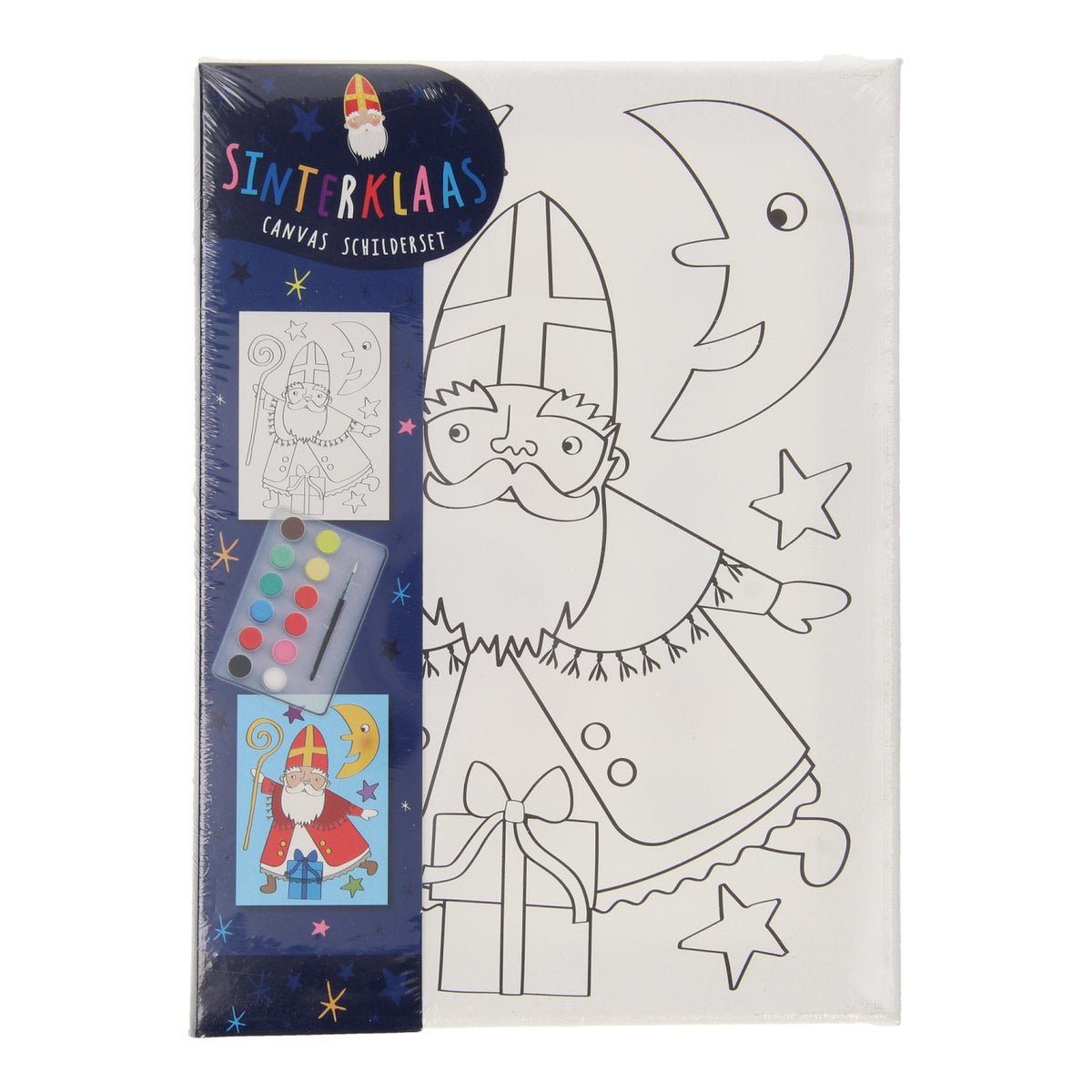 Malowanie płótna Sinterklaas