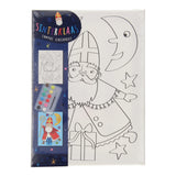 Malowanie płótna Sinterklaas