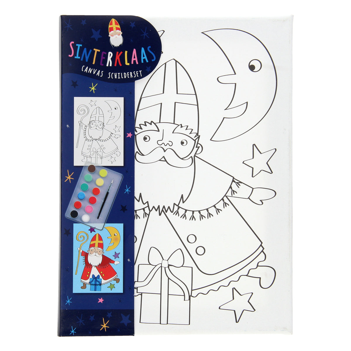 Malowanie płótna Sinterklaas