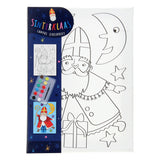 Malowanie płótna Sinterklaas