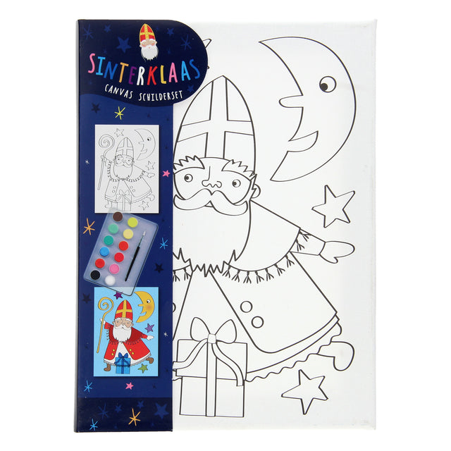 Malowanie płótna Sinterklaas