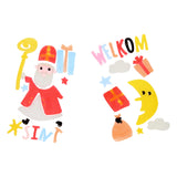 Wygrywa holenderskie naklejki na okna Sinterklaas party