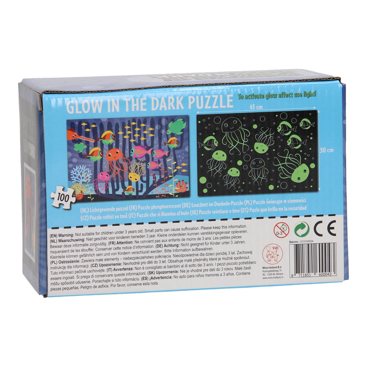 Linia Puzzle Glow in the Dark - Underwater World, 100..