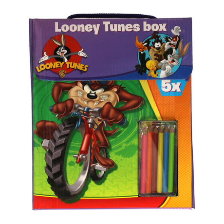Książki specjalne Nederland BV Looney Tunes Colorbook Box z kolorowymi ołówkami