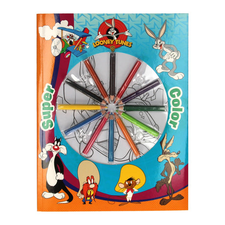 Zarezerwuj specjalne kolorowanki Holland BV Looney Tunes z ołówkami