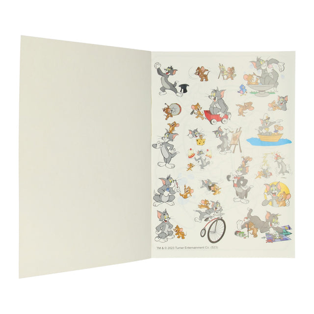 Warner Bros Color Colorbook Tom Jerry z naklejkami
