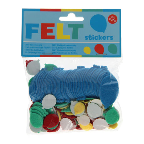 Wins Naklejki filcowe Holland - balony, 200 szt.