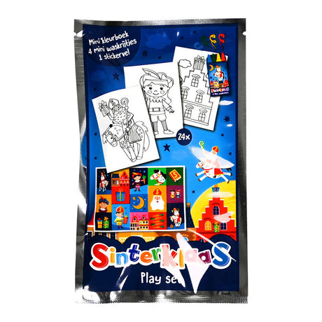 Wygrywa książeczkę do kolorowania Holland Sinterklaas z 4 kredkami i arkuszem naklejek
