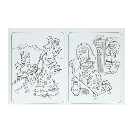 Książka specjalna Holandia bv Świąteczna kolorowanka, 64 strony.