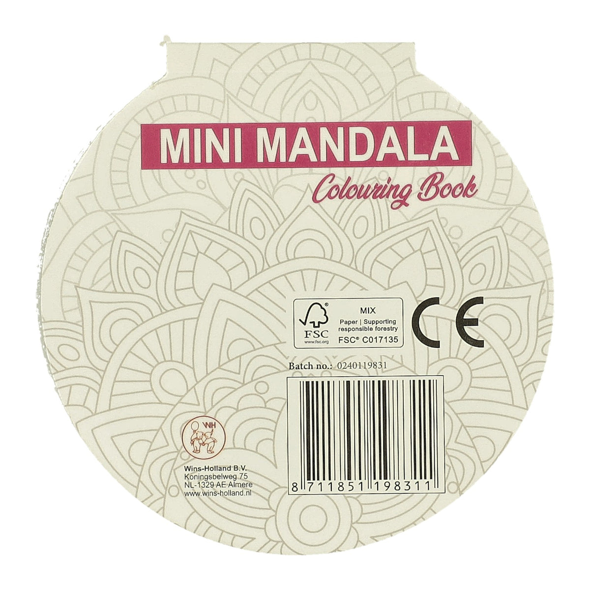 Wygrywa rundę kolorowanki Holland Mini Mandala