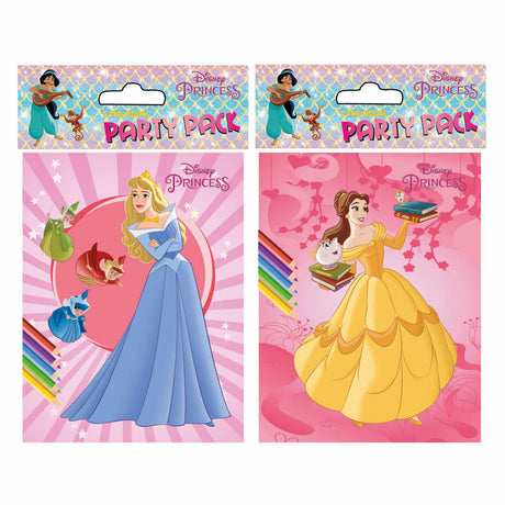 Książka specjalna Holandia bv Disney party kolorowanki Księżniczka, 6 szt.