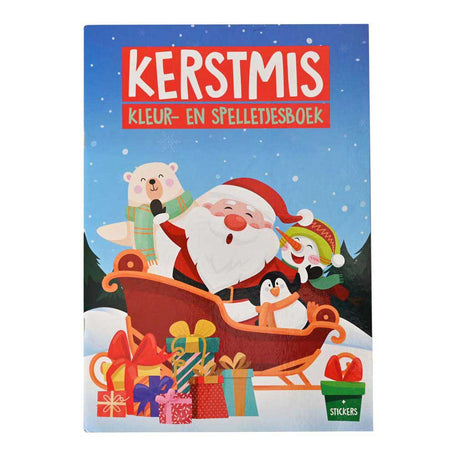 Wygrywa książkę do kolorowania i gier Holland A4 Christmas