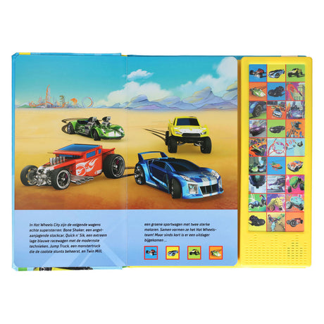 Wygrywa Holland moją wielką książkę dźwiękową Hot Wheels - z 27 dźwiękami