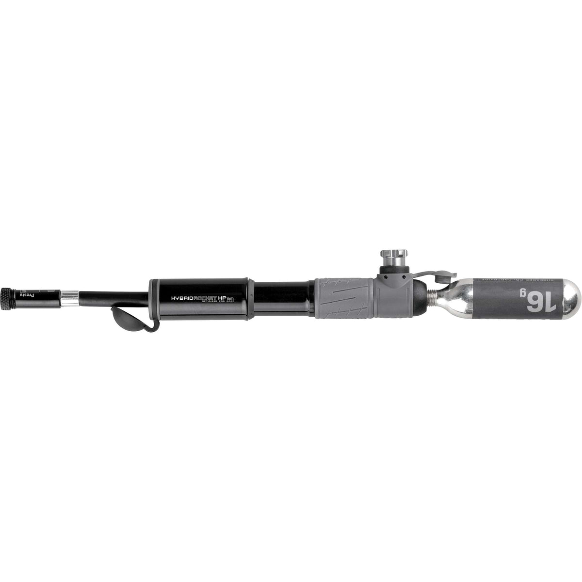 Topeak mini pomp hybrydowy rakieta hp mini czarna czarna