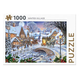 Puzzle wydawnictwa Rebo Zimowa wioska - 1000 elementów.