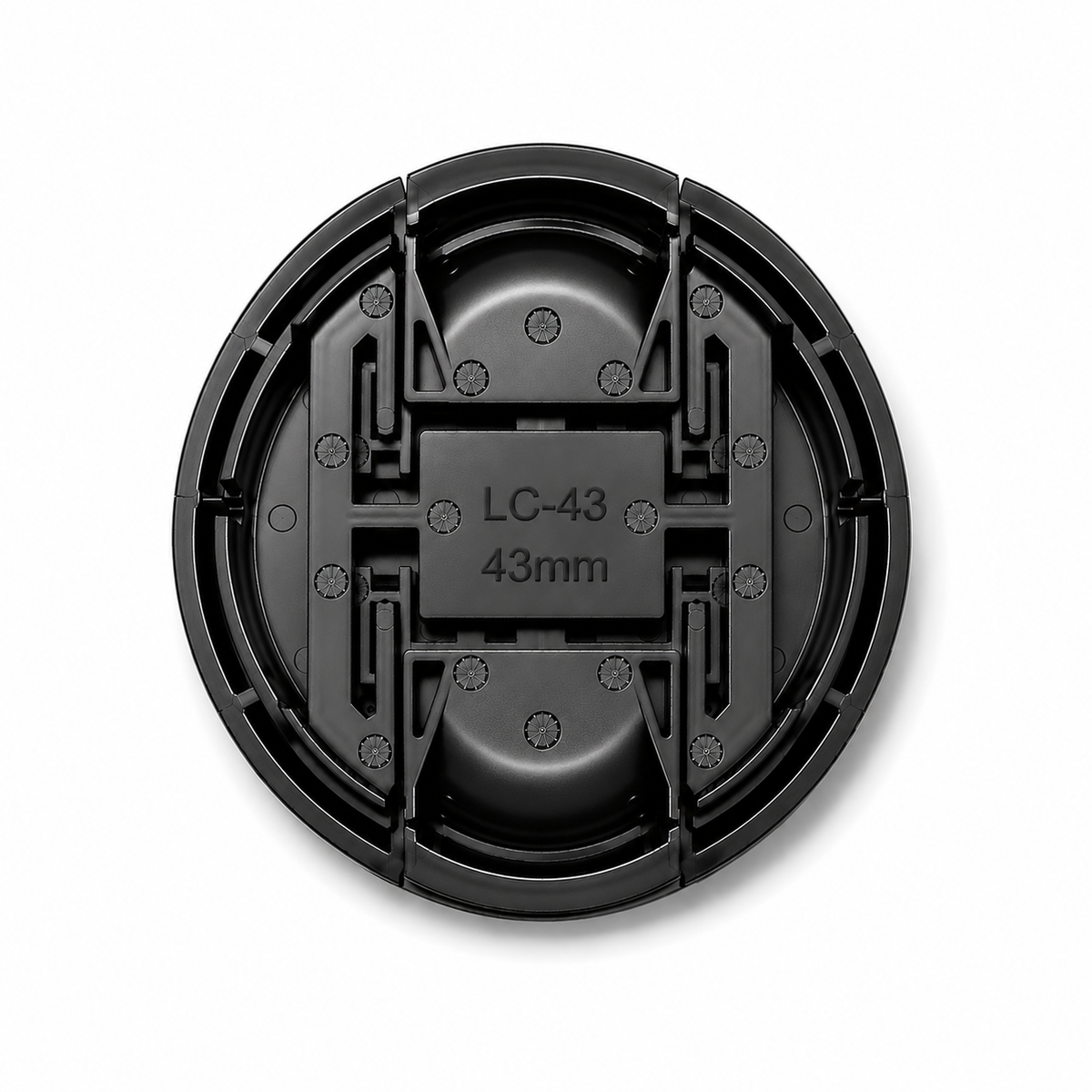 Matowa osłona obiektywu z gumką 43 mm m-6278