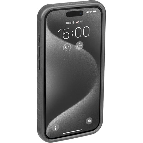 Topeak uchwyt na telefon Ridecase iPhone 15 pro bez zestawu przyłączony.