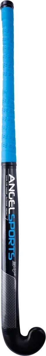 Engelhart hockeystick 36,5” – kunststof straathockeystick blauw – slijtvaste indoor outdoor hockey stick – extra lengte voor bereik en controle –