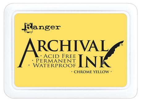 Ranger Ink Ranger • Archiwalna poduszka atramentowa chromowo-żółta