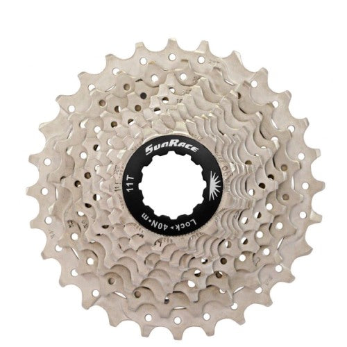 Sunrace Cassette 10 Speed ​​11-28T. CSRS0 Silver Alu Spider