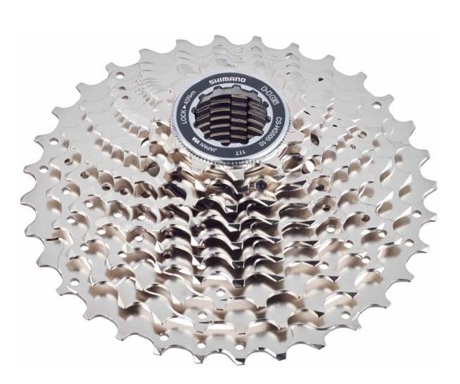 Shimano Cassette Tiagra CS-HG500 10 Prędkość 11-32 T Srebro