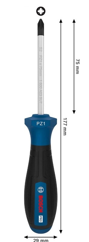 Bosch schroevendraaier pz1 x 75mm ♪ i'm sorry ♪
