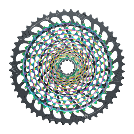 Sram kaseta xg-1299 kaseta xg-1299 10-52 z. 12-f. tęcza