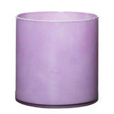 Vaas cilinder astra solid lavendel paars h15 d15 | 4 stuks