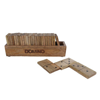Gra domino naturalne mango 20,5x5x7cm