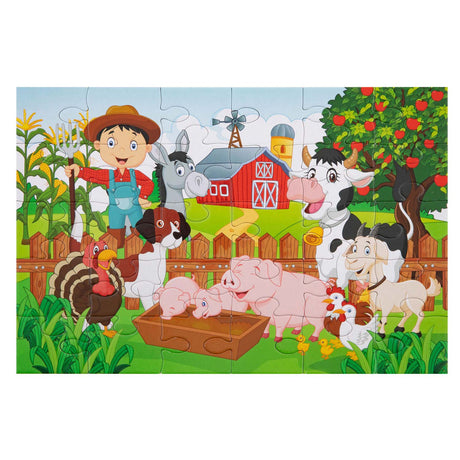 Zestaw kreatywnych puzzli farma rzemieślnicza, 30 szt.