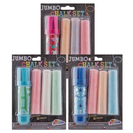 Kreatywna grupa rzemieślnicza Jumbo Chalk Holder + kredowa, 3st.