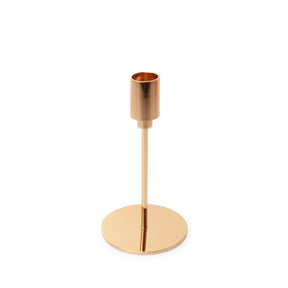 Spaas diner kaars houder klein - gold | 3 stuks