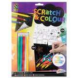 Zestaw rzemieślniczy Grafix Scratch i kolory A4