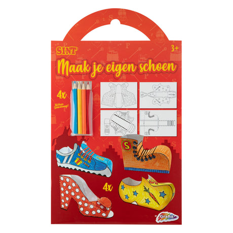 Zestaw do rękodzieła Grafix Sinterklaas - zrób własny but 4 projekty + 4 ołówki