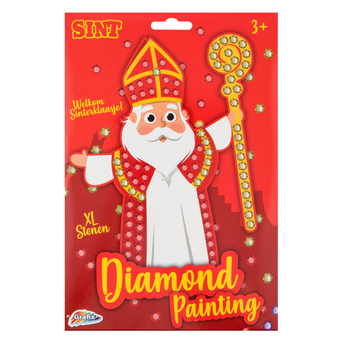 Diamentowy obraz mozaikowy Grafix Sinterklaas - kamienie XL