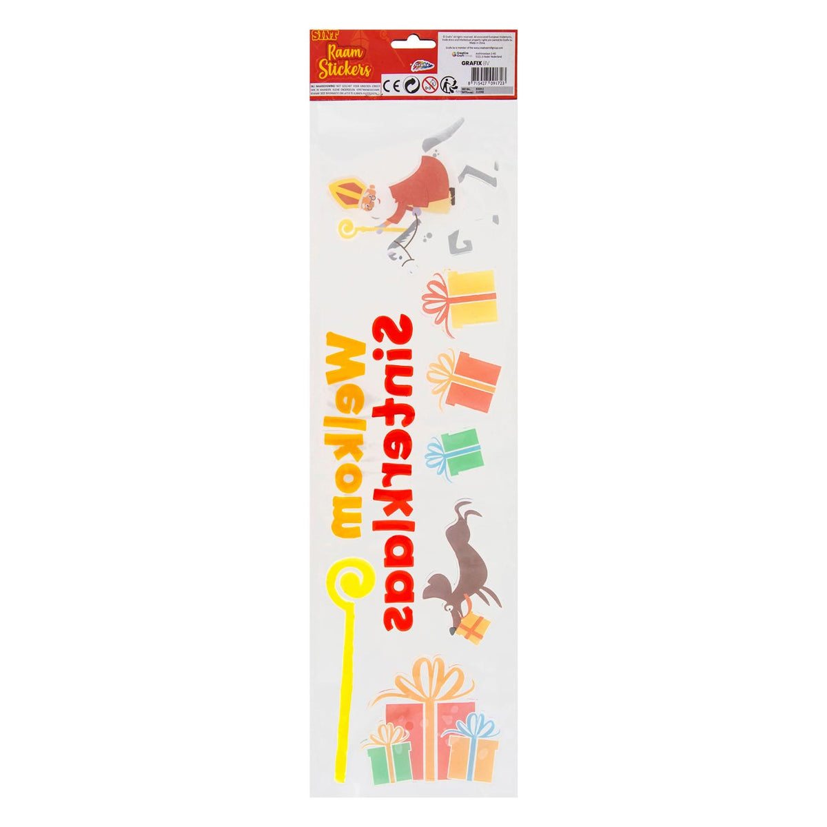 Naklejki okienne GRAFIX SINTERKLAAS