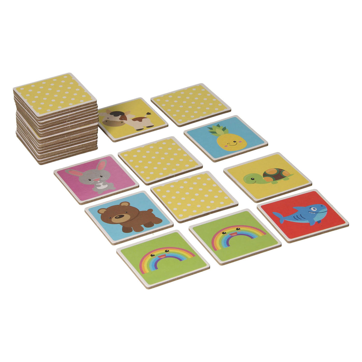 Jumbo Lobbes Memo Animals, 30 szt.