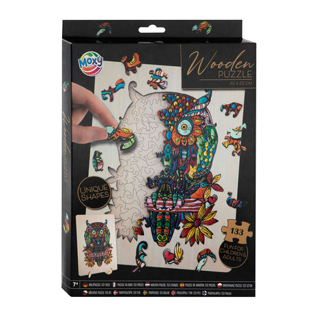 Kreatywna grupa rzemieślnicza Wooden Jigsaw Puzzle UIL, 133st.