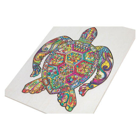 Kreatywna grupa rzemieślnicza Wooden Jigsaw Turtle, 130st.