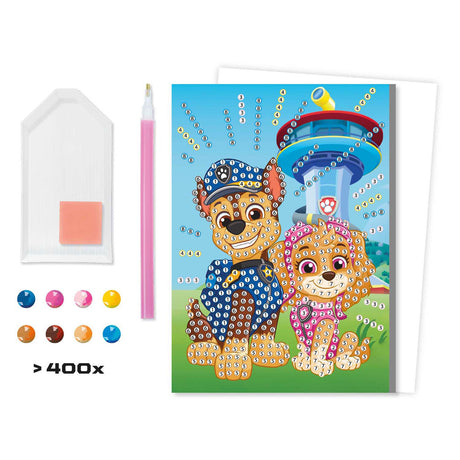 Karta do malowania diamentami Moxy Paw Patrol