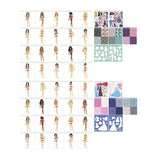 Creative craft group besties fashion designer boek neon - 20 vellen