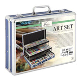 Creative craft group nassau tekenkoffer met 3 verdiepingen - 140dlg.