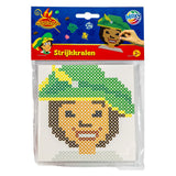Creative craft group club van sinterklaas strijkkralen 15x15cm