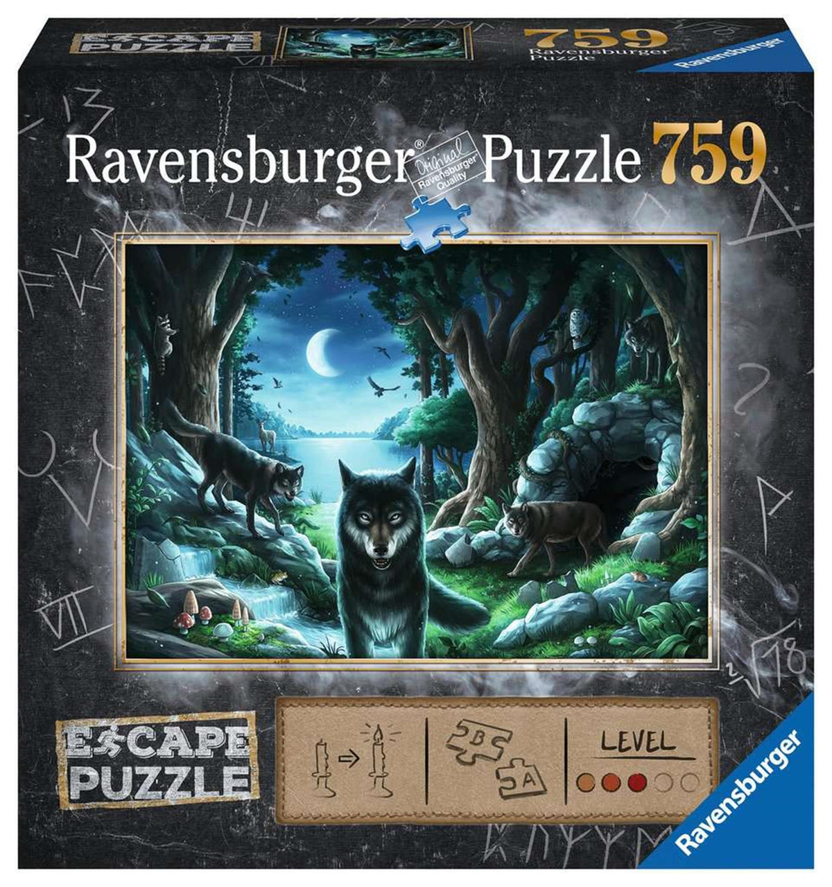 Puzzle Ravensburger 7 Klątwa Wilków - 759 elementów