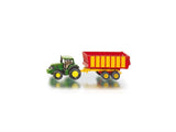 Siku 1650 John Deere z przyczepą na kiszonkę