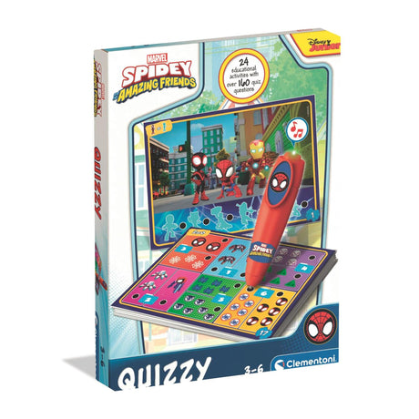 Clementoni Quizzy Spider i jego niesamowici przyjaciele 3-6 lat
