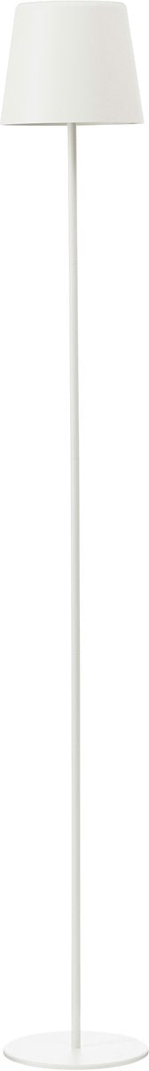 Brilliant kaami - zewnętrzna lampa podłogowa - LED 4W - ø 18 cm - 350 lm - 3000k - 3-stopniowe ściemnianie - ładowanie USB - funkcja pamięci - IP44 - biały