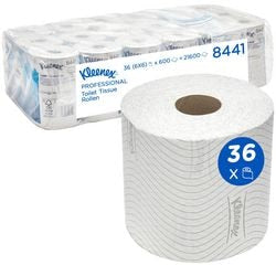 Rolki toaletowe Kleenex 2-warstwowe białe