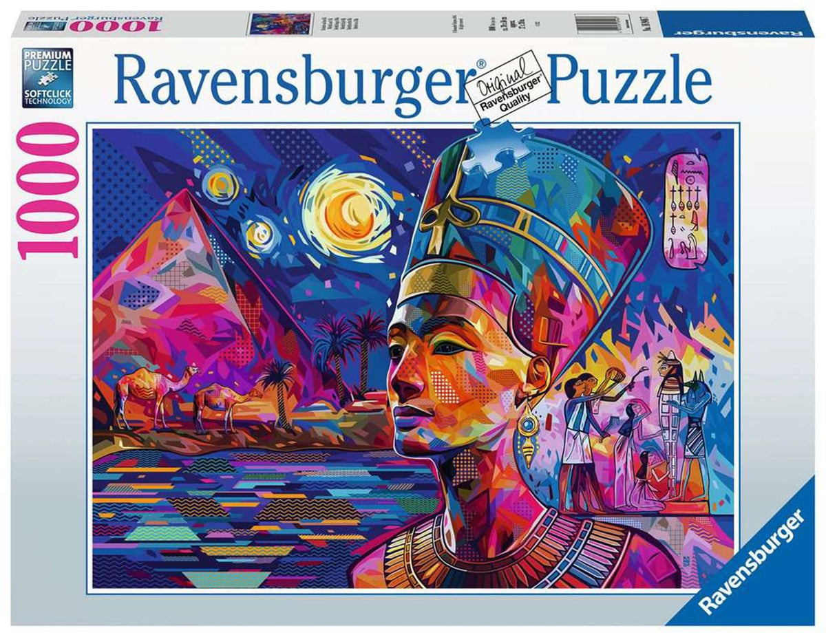 Puzzle Ravensburger Nefretete nad Nilem 1000szt