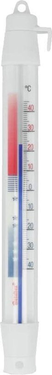 Lodówka z termometrem Metaltex 21 cm biała